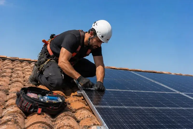 Maintenance et monitoring de panneaux solaires à Xanton-Chassenon