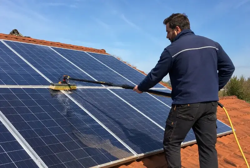 Nettoyage et entretien de panneaux solaires à Xanton-Chassenon